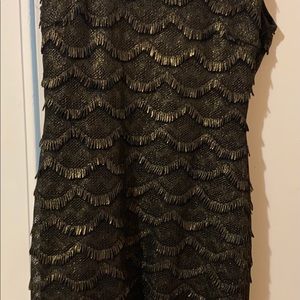 Guess -Black and gold dress